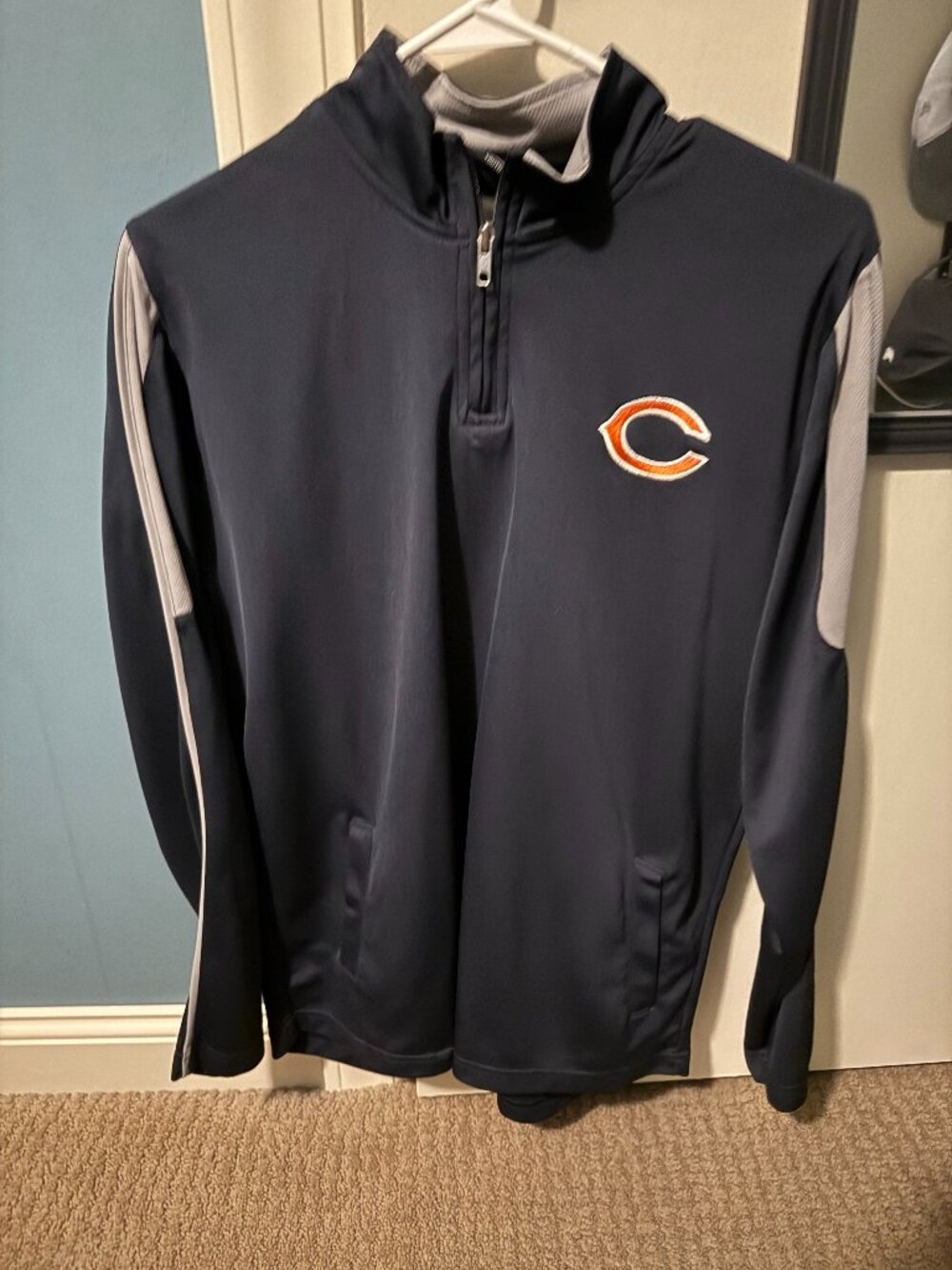 NFL Fan Shop Navy Chicago Bears Pullover Long Sleeve